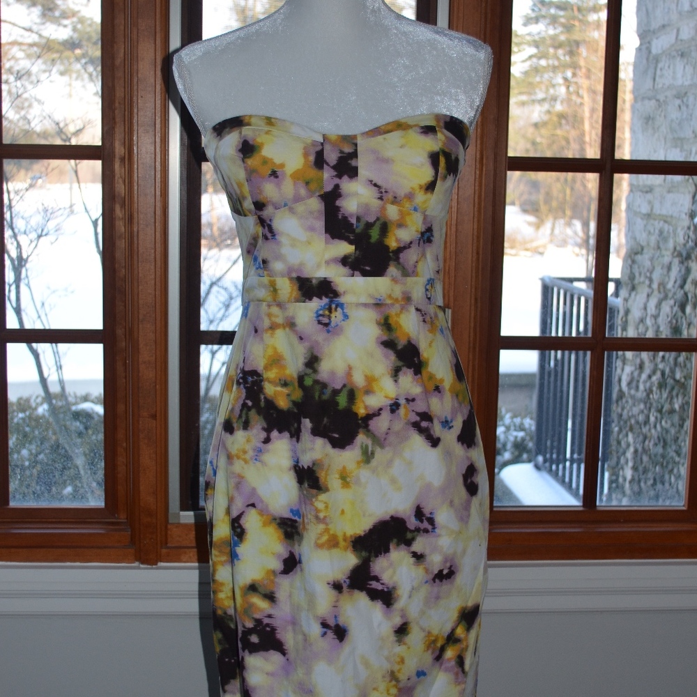 strapless sundress